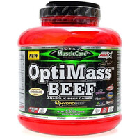 Amix Musclecore Aumento Peso/Gainers OPTIMASS BEEF GAINER 2500GR Doble chocol vista frontal