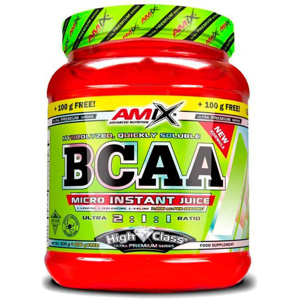 Amix Nutrition Aminoacidos BCAA INSTANT JUICE 500 GR Lima-limn vista frontal