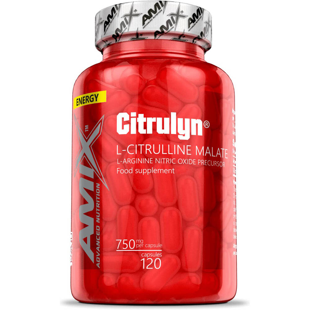 Amix Nutrition complementos nutricionales CITRULYN 750 MG 120 CAPS vista frontal