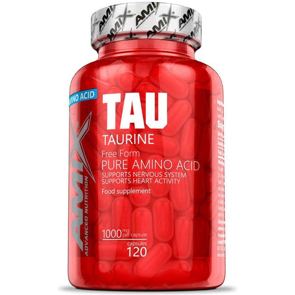 Amix Nutrition complementos nutricionales TAURINE 120 CAPS vista frontal