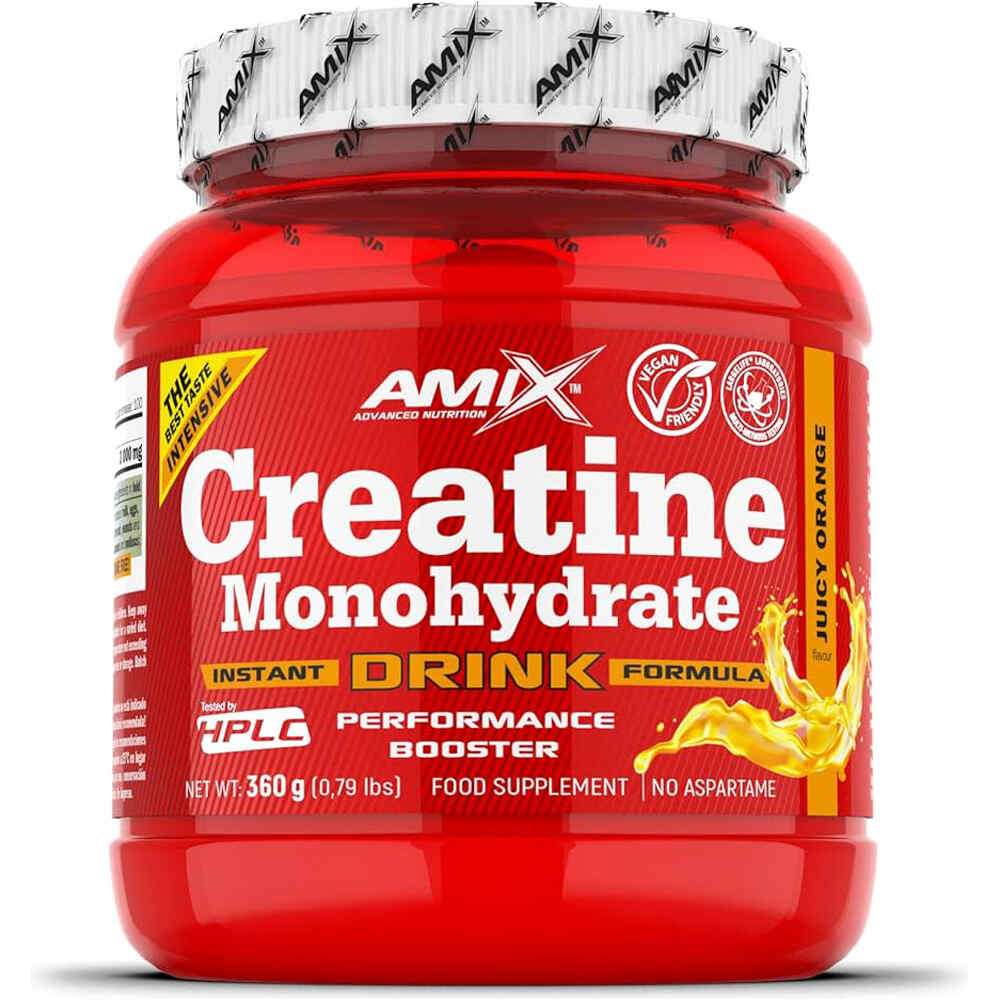 Amix Nutrition Creatinas CREATINE MONOHYDRATE DRINK 360 GR Naranj vista frontal