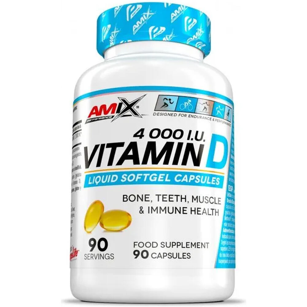 Amix Performance Salud/Bienestar PERFORMANCE VITAMIN D 4000 I.U. 90 CAPS vista frontal