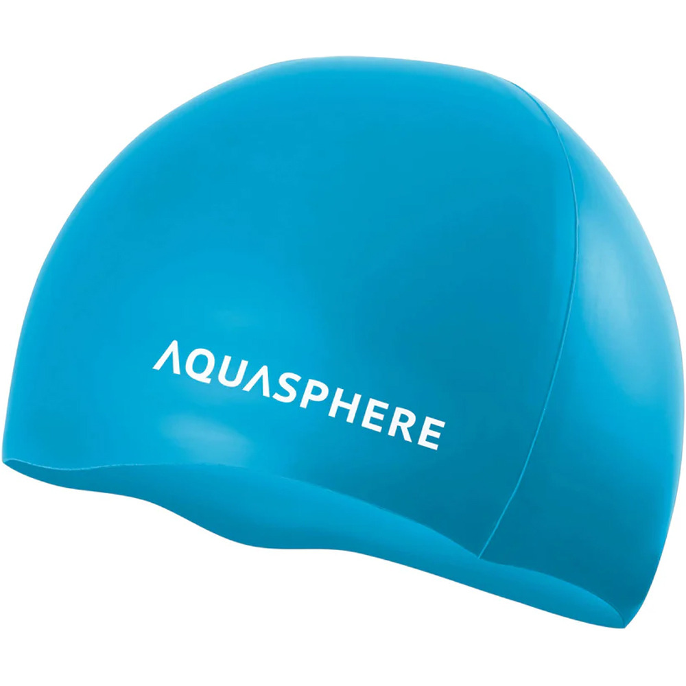 Aquasphere gorro natación PLAIN SILICONE CAP vista frontal