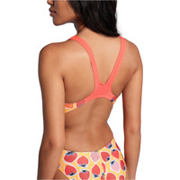 Arena bañador natación mujer BAADOR ARENA STRAWBERRY SWIMSUIT SWIM TECH BACK 03