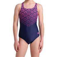 Arena bañador natación niña KIKKO V SWIMSUIT SWIM PRO BACK vista frontal