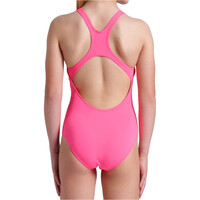 Arena bañador natación niña TEAM SWIMSUIT SWIM PRO SOLID vista trasera