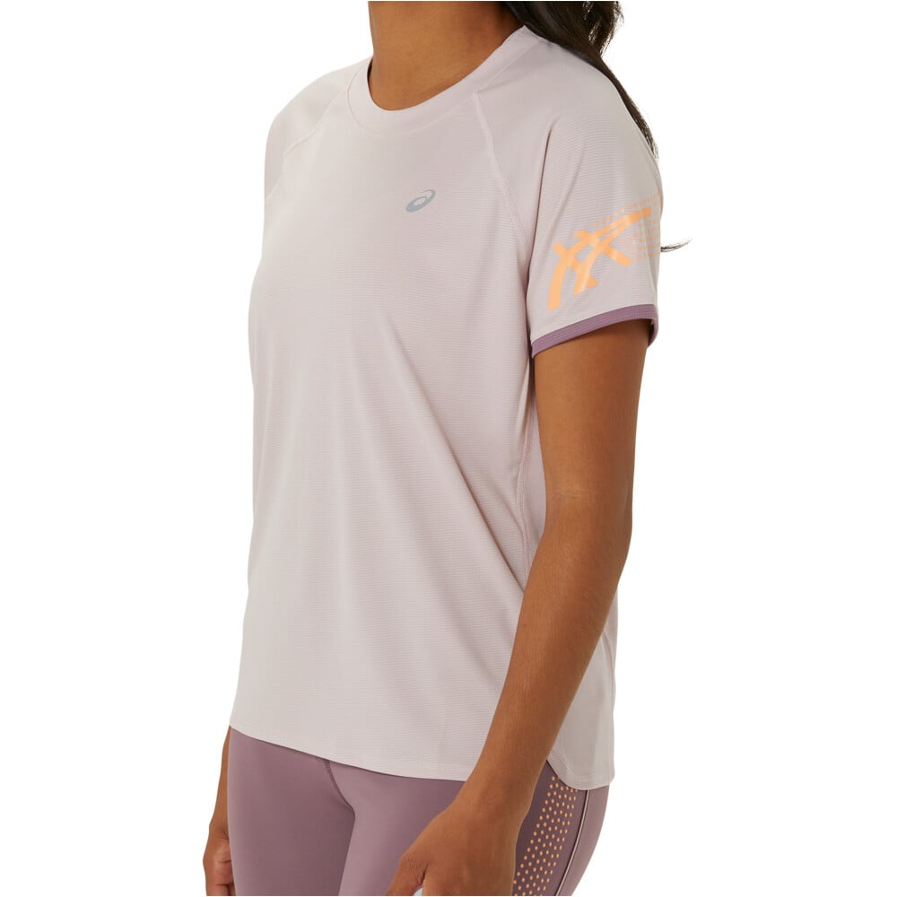 Asics camiseta entrenamiento manga corta mujer ICON SS TOP vista detalle