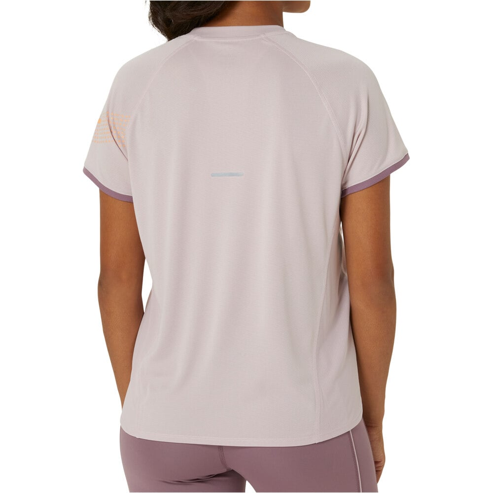 Asics camiseta entrenamiento manga corta mujer ICON SS TOP vista trasera