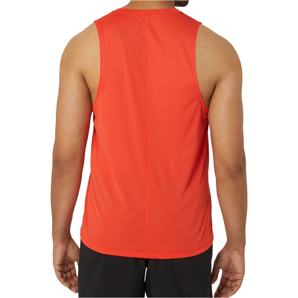 Asics camiseta entrenamiento tirantes hombre CORE SINGLET vista trasera