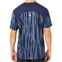 Asics camiseta técnica manga corta hombre ROAD ALL OVER PRINT SS TOP vista trasera