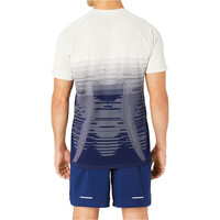 Asics camiseta técnica manga corta hombre SEAMLESS SS TOP vista trasera