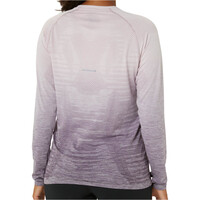 Asics camiseta técnica manga larga mujer SEAMLESS LS TOP vista trasera