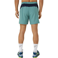 Asics pantalón tenis hombre MEN COURT 7 IN SHORT vista trasera