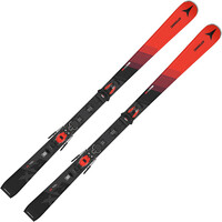 Atomic pack esquí y fijacion REDSTER RX + M 10 GW BLACK/Red vista frontal