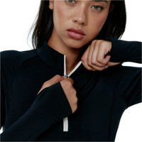 Black Limba Body Largo Lycra Mujer Thermal Core vista detalle