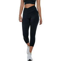 Black Limba pantalones y mallas largas fitness mujer Capri Rocket vista frontal