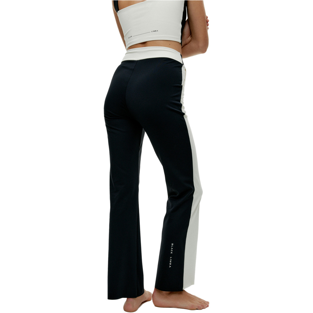 Black Limba pantalones y mallas largas fitness mujer Duo Tone Urban vista trasera