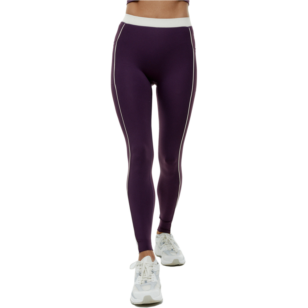 Black Limba pantalones y mallas largas fitness mujer Karma vista frontal