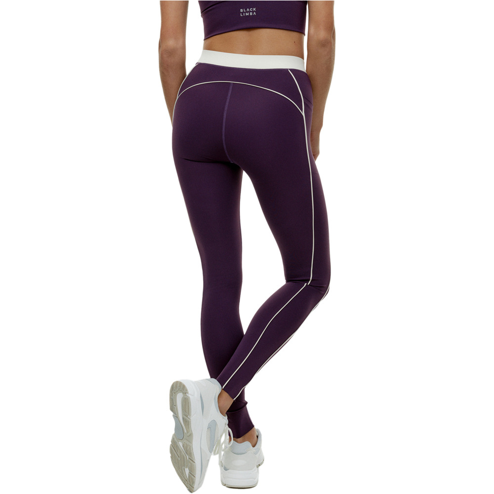 Black Limba pantalones y mallas largas fitness mujer Karma vista trasera