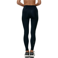 Black Limba pantalones y mallas largas fitness mujer Skyline Mesh vista trasera