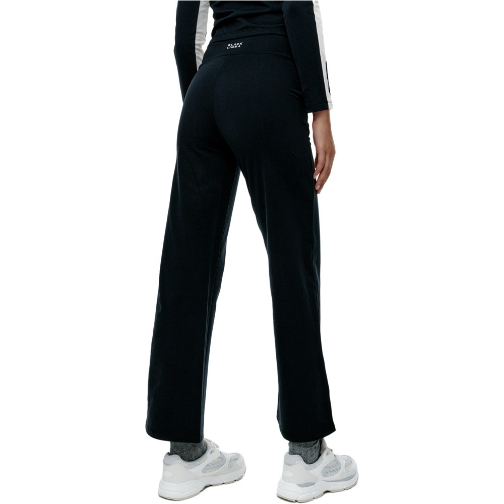 Black Limba pantalones y mallas largas fitness mujer Thermo Trek vista trasera