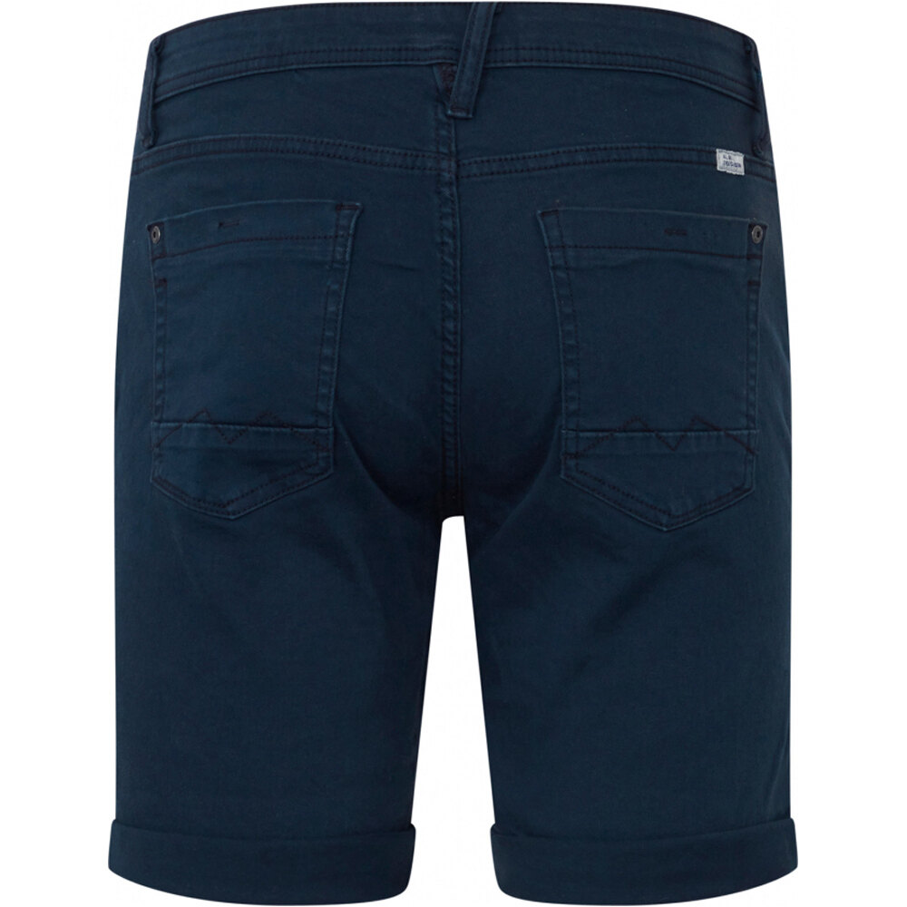 Blend bermudas hombre Denim Shorts colour vista trasera