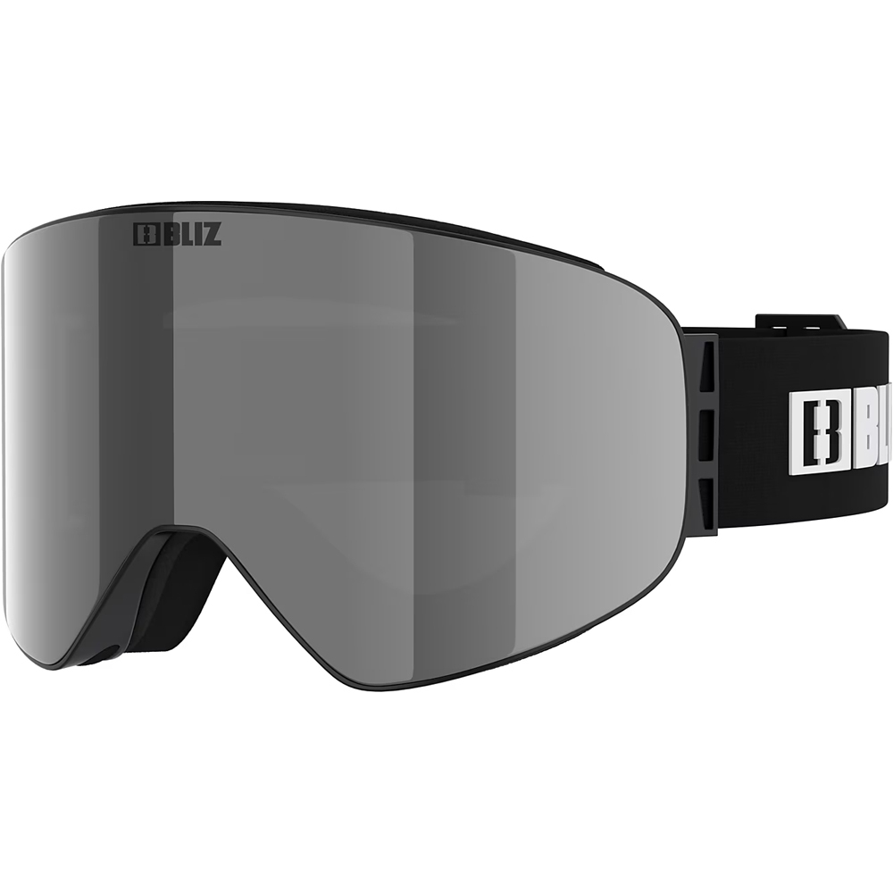 Bliz gafas ventisca Flow MATTE BLACK vista frontal