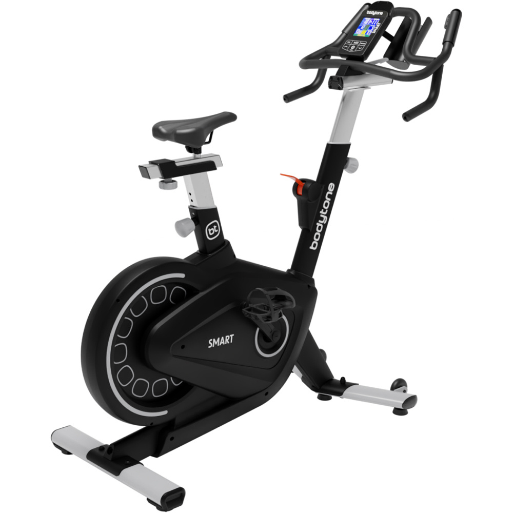 Bodytone bicicleta spinning Active BIKE 400 Smart - Gris vista frontal