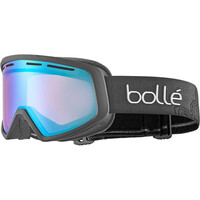 Bolle gafas ventisca CASCADE Black Matte Azure Photoc Cat 1-3 vista frontal