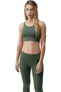 Born Living Yoga Sujetador Yoga Top Indra vista frontal