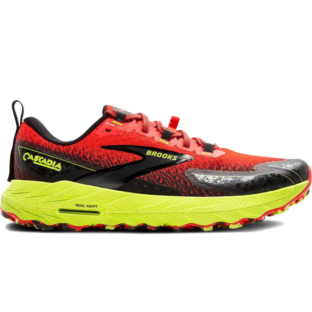 Brooks zapatillas trail hombre Cascadia 18 lateral exterior