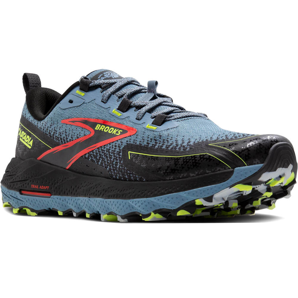 Brooks zapatillas trail hombre Cascadia 18 lateral interior