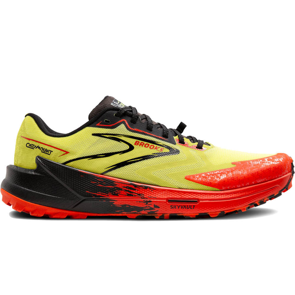 Brooks zapatillas trail hombre Catamount 3 lateral exterior