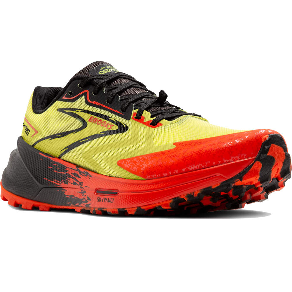 Brooks zapatillas trail hombre Catamount 3 lateral interior