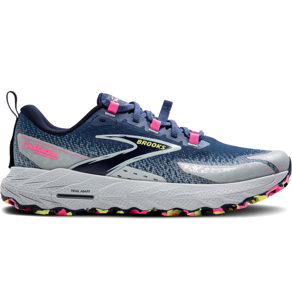 Brooks zapatillas trail mujer Cascadia 18 lateral exterior