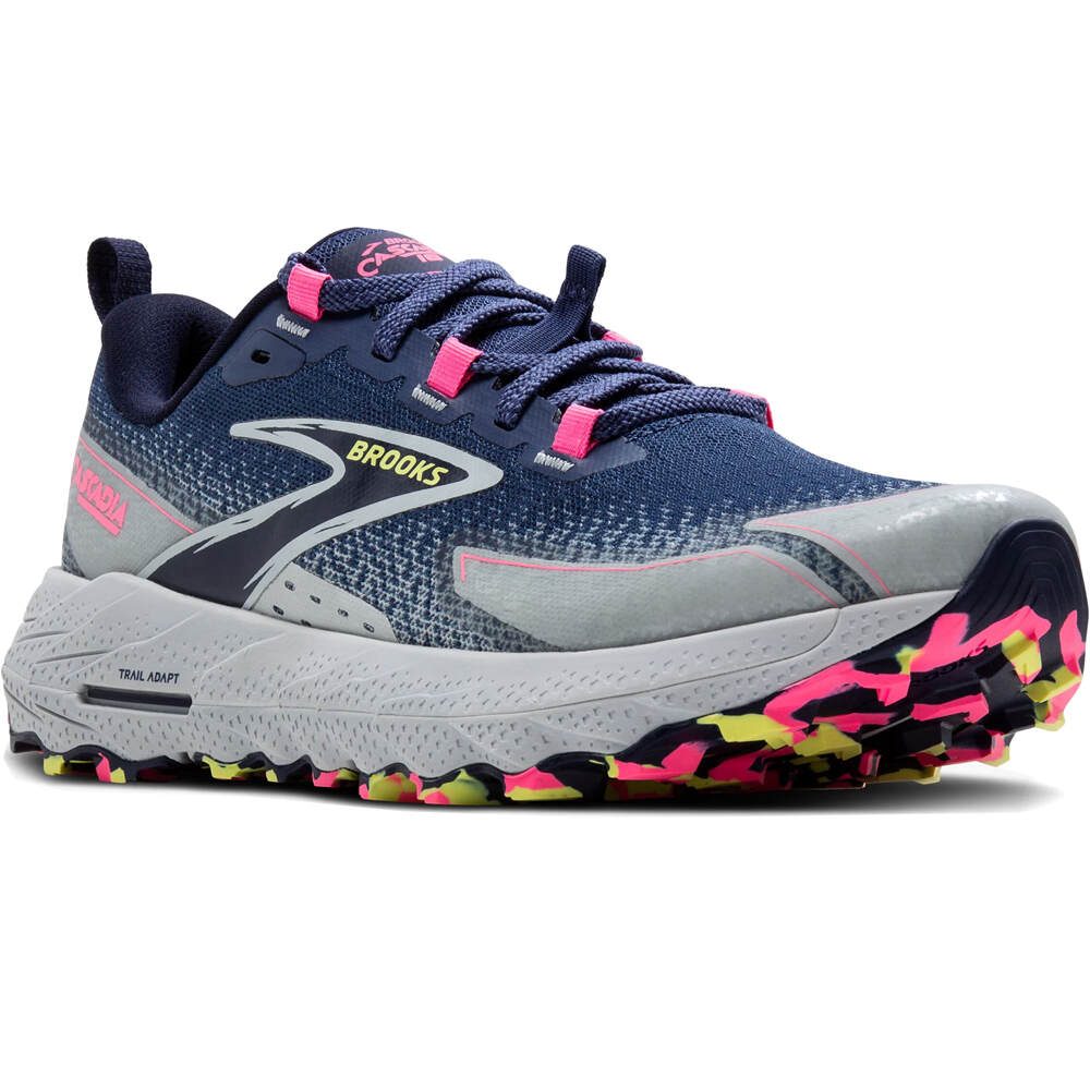 Brooks zapatillas trail mujer Cascadia 18 lateral interior