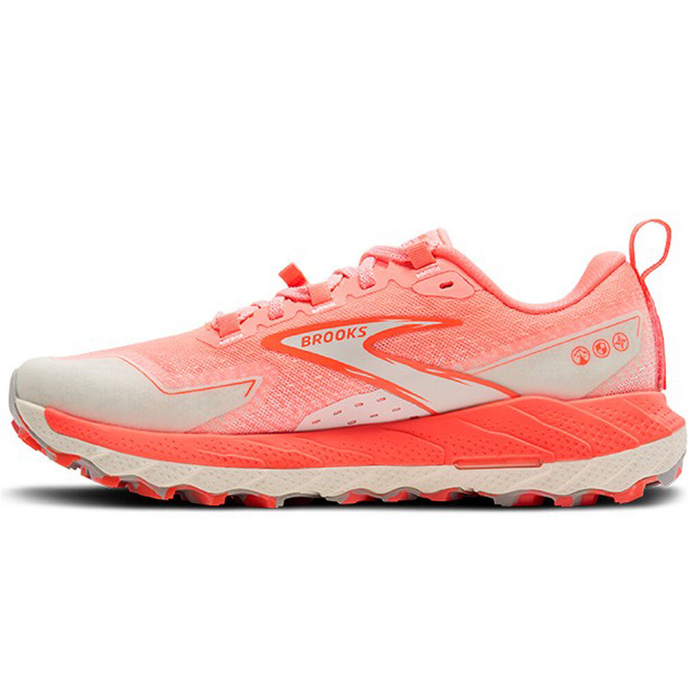 Brooks zapatillas trail mujer Cascadia 18 vista trasera