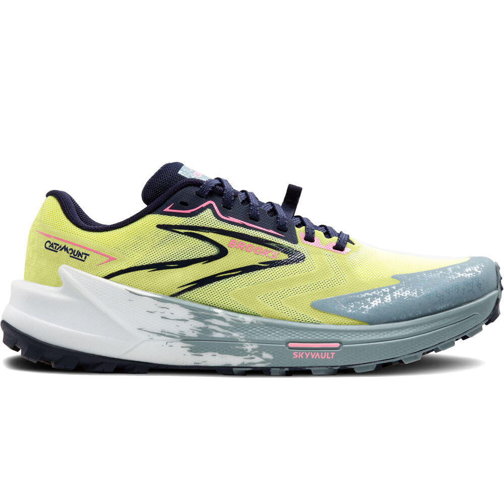 Brooks zapatillas trail mujer Catamount 3 lateral exterior