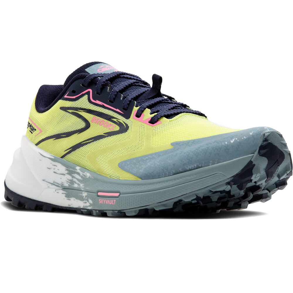 Brooks zapatillas trail mujer Catamount 3 lateral interior