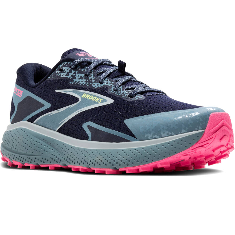 Brooks zapatillas trail mujer Divide 5 lateral interior