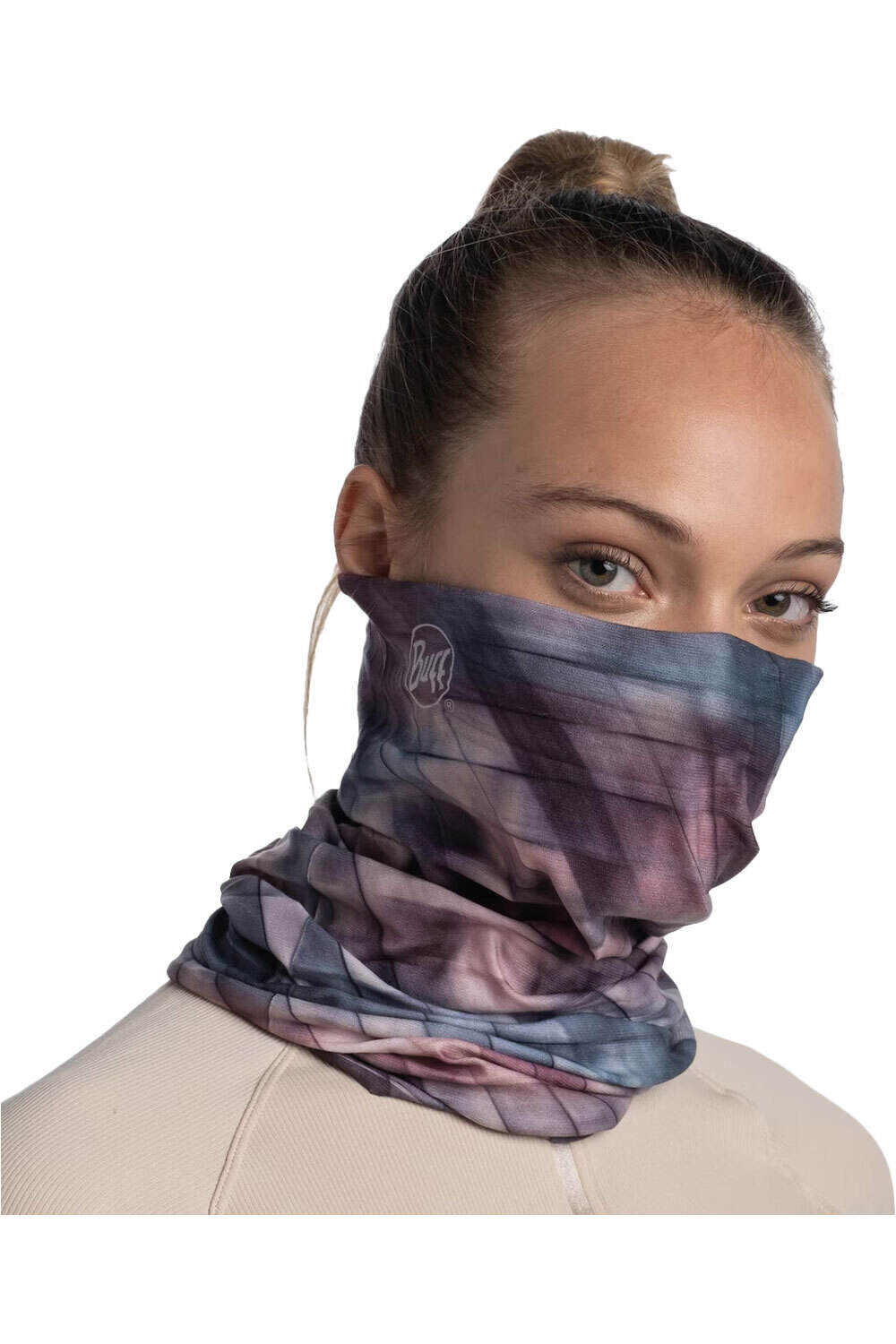 Buff tubular Original EcoStretch SHADYVER MAUVE vista trasera