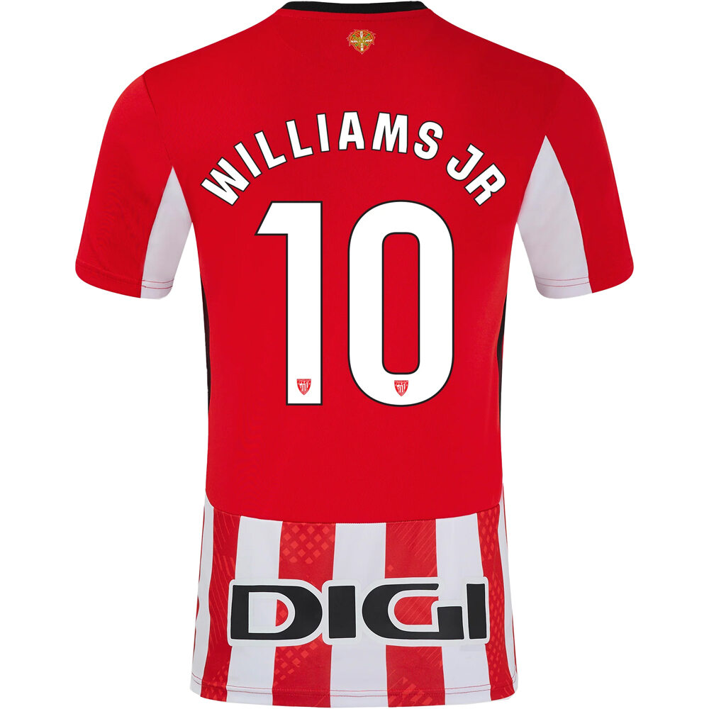 Castore camiseta de fútbol oficiales ATHL.BILBAO 25 HOME ADULT WILLIAMS JR vista detalle