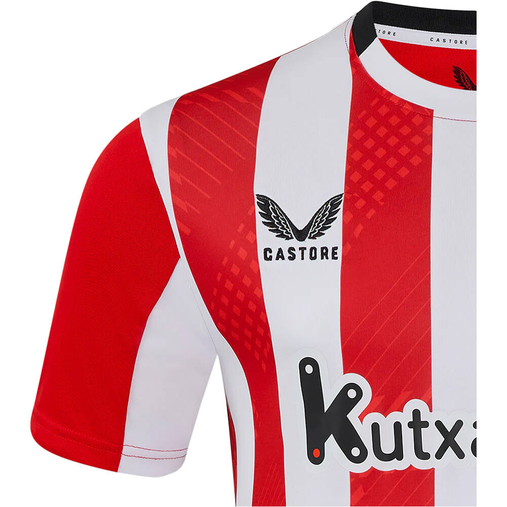 Castore camiseta de fútbol oficiales niño ATHL.BILBAO 25 HOME INF WILLIAMS JR 03