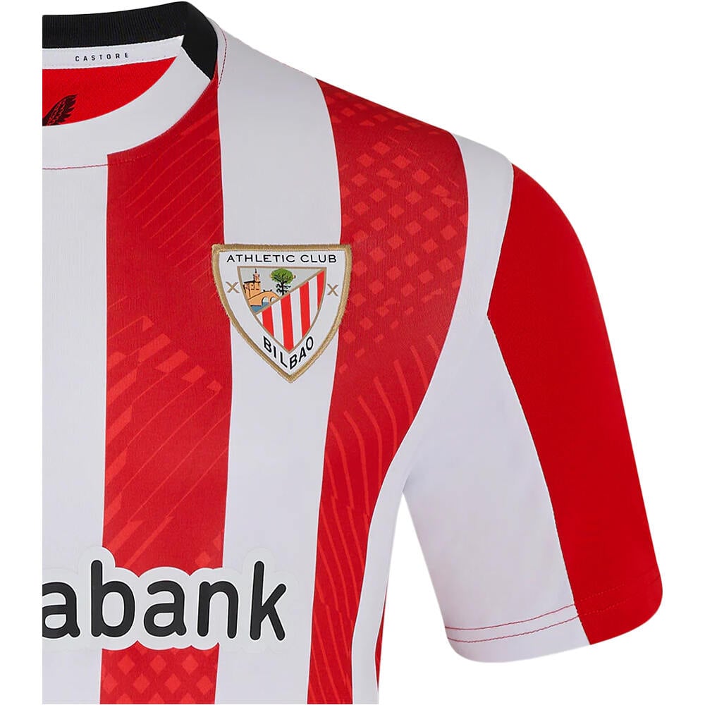 Castore camiseta de fútbol oficiales niño ATHL.BILBAO 25 HOME INF WILLIAMS JR 04