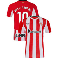 Castore camiseta de fútbol oficiales niño ATHL.BILBAO 25 HOME INF WILLIAMS JR vista frontal