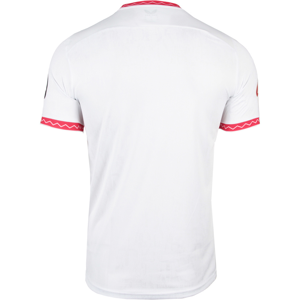 Castore camiseta de fútbol oficiales SEVILLA 25 HOME SS SHIRT vista trasera