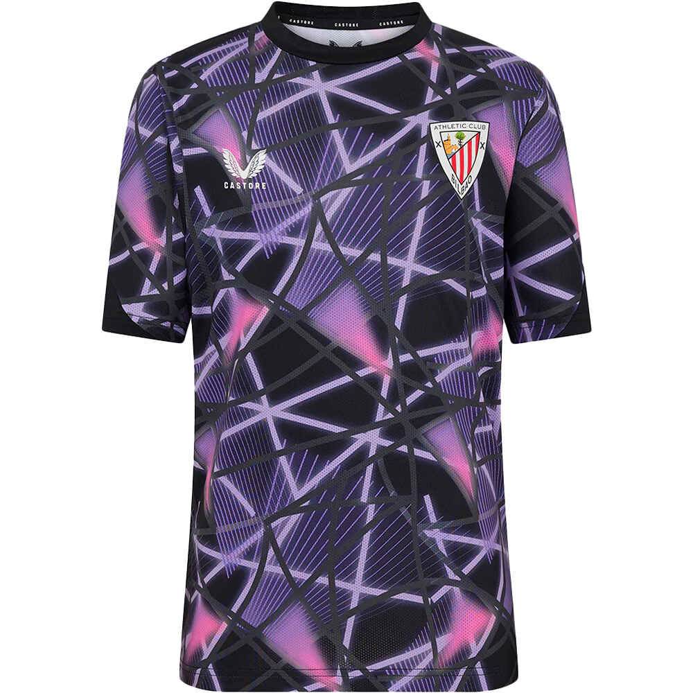 Castore camiseta entrenamiento niño ATHL.BILBAO 25  MATCHDAY INF T-SHIRT vista frontal