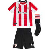 Castore equipación fútbol niño ATHL.BILBAO 25 HOME  INFANT KIT vista frontal