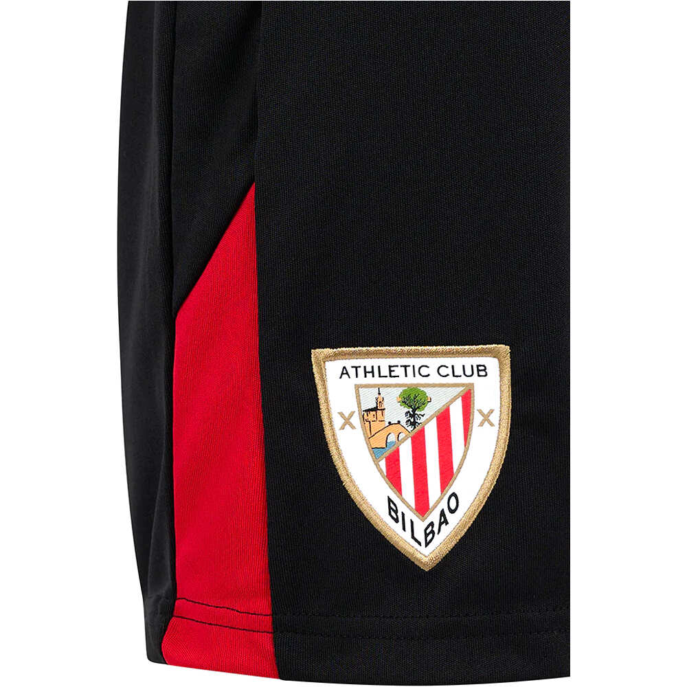 Castore pantalones fútbol oficiales niño ATHL.BILBAO 25 HOME INF SHORT vista detalle