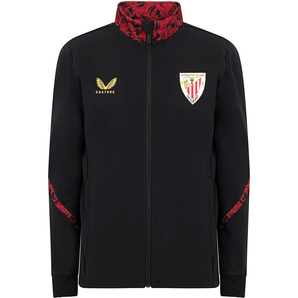 Castore sudadera entrenamiento fútbol ATHL.BILBAO 25  MATCHDAY ANTHEM JACKET vista frontal